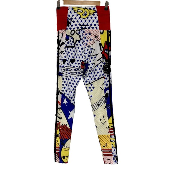 Adidas Rita Ora Comic Pop Art Print Leggings Pants Originals Icon Women’s 12/14 - Picture 8 of 8